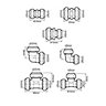 SKIP20A COMPRESSION FITTINGS PACK OF 100