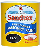 SKIP20A SANDTEX SMOOTH MASONRY BLACK 1L