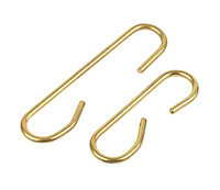 SKIP20PP SMALL AND LARGE BRASS C LINKS