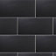 Slate effect Black Matt Stone effect Porcelain Wall & floor Tile, Pack of 6, (L)300mm (W)600mm