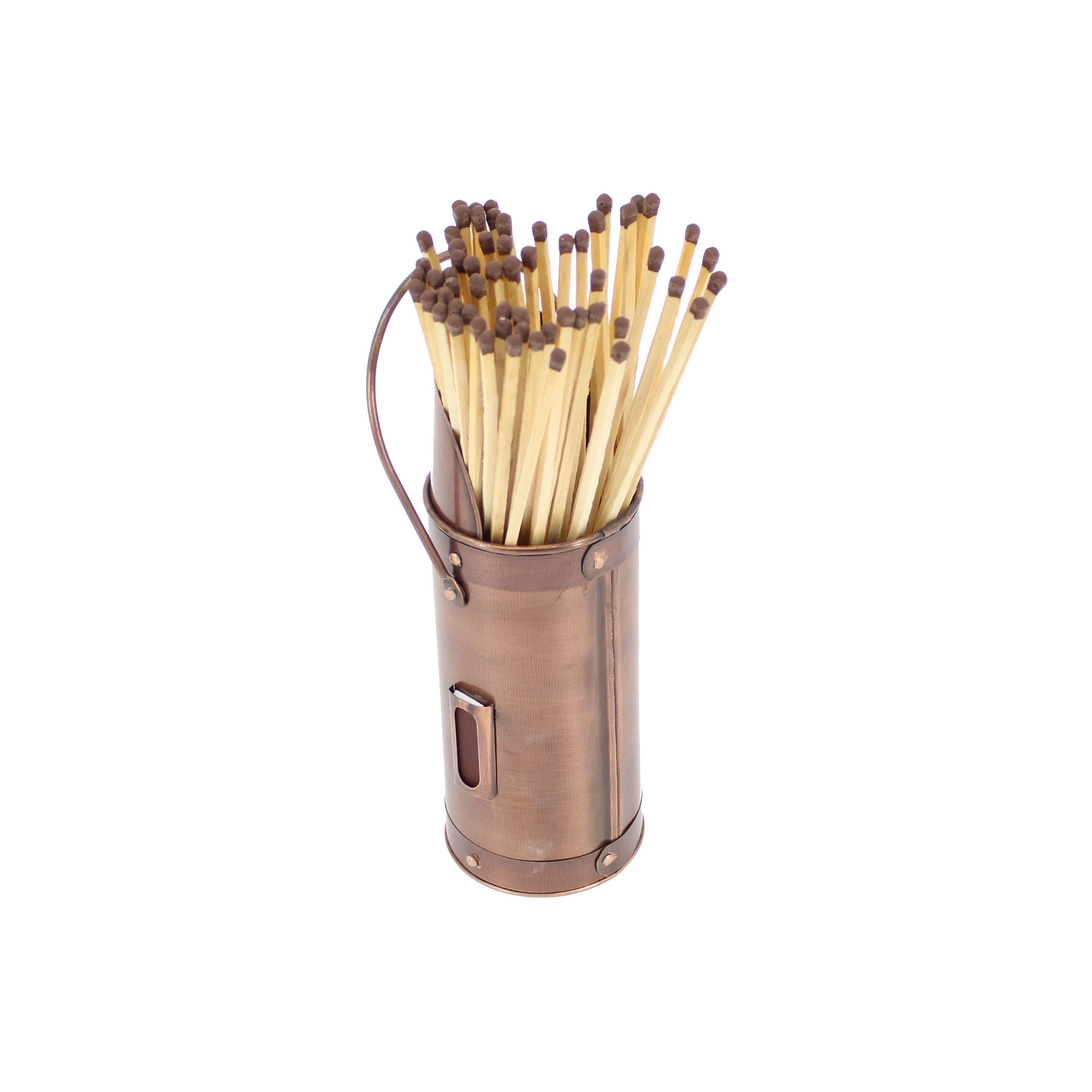 Slemcka Traditional Antique copper effect Steel Storage bucket (H)200mm (D)70mm