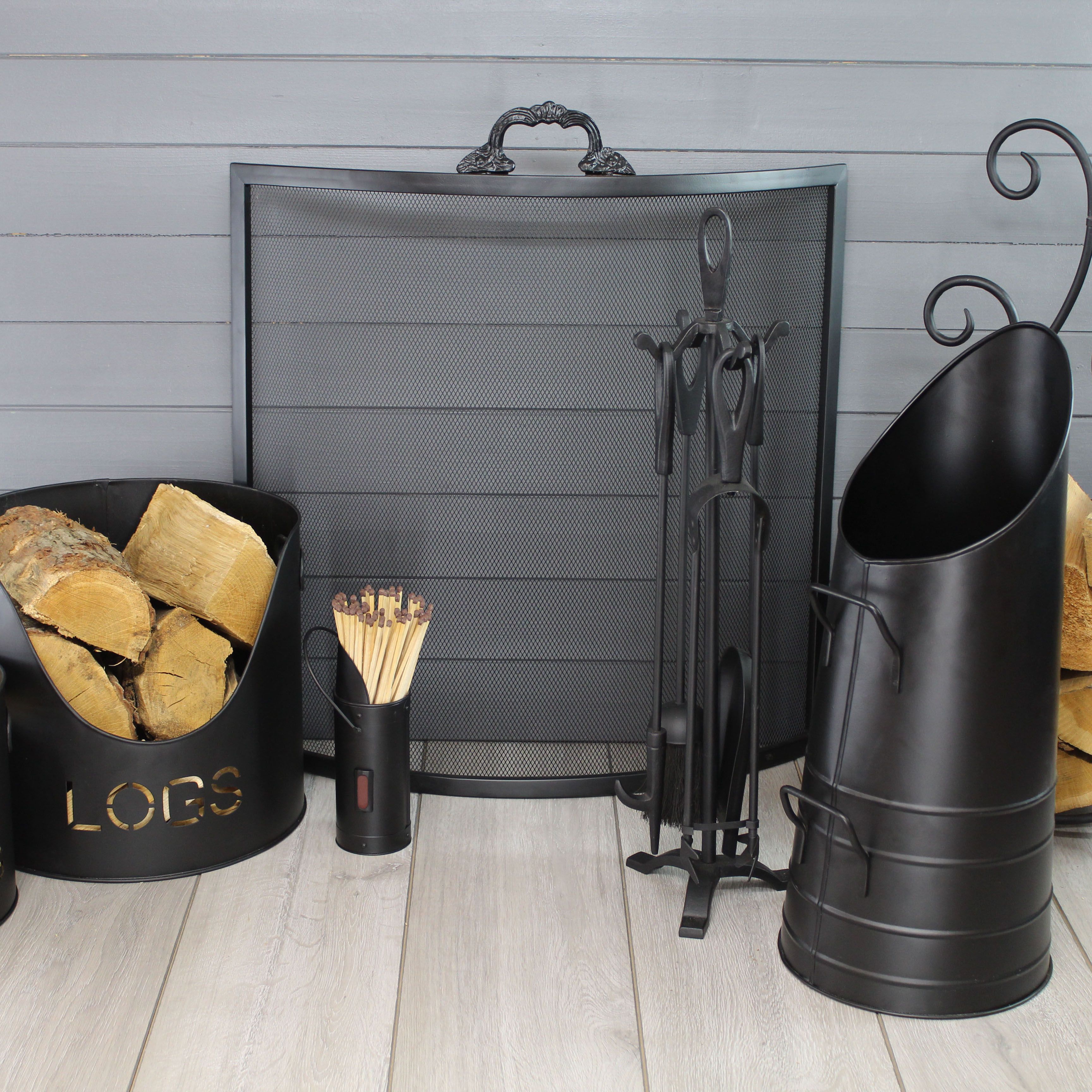 Slemcka Traditional Black Coal chute (H)505mm (D)200mm
