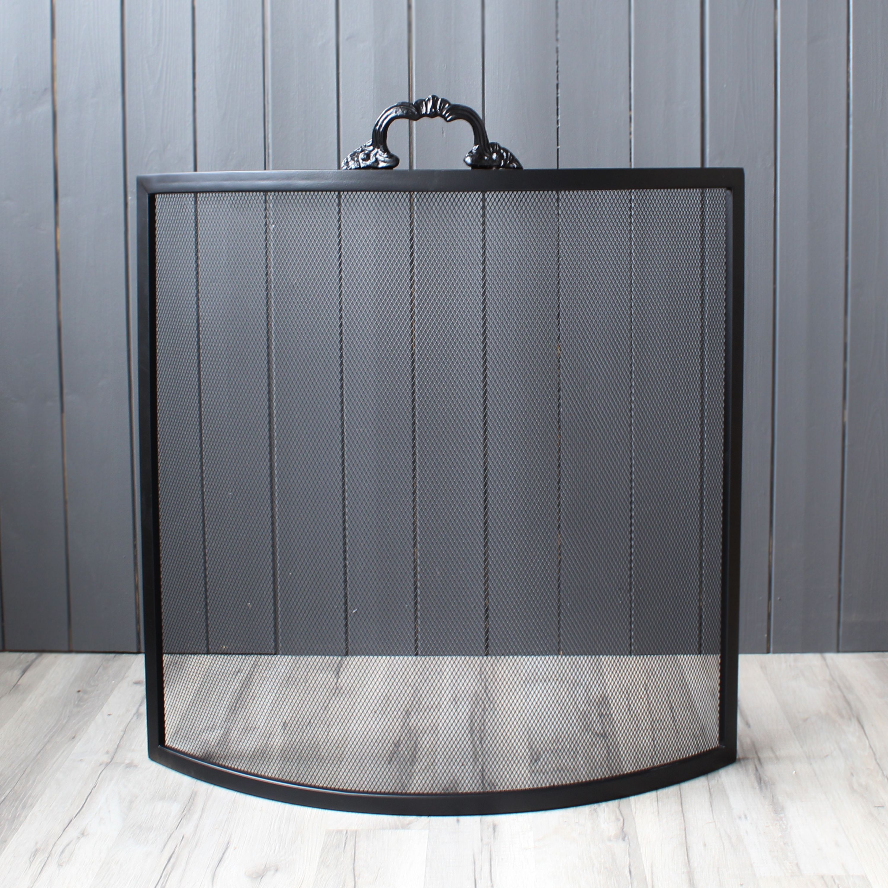 Slemcka Traditional Black Metal Fire screen (W)0.61m