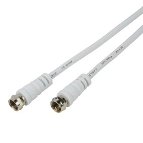 SLX White Satellite cable, 5m