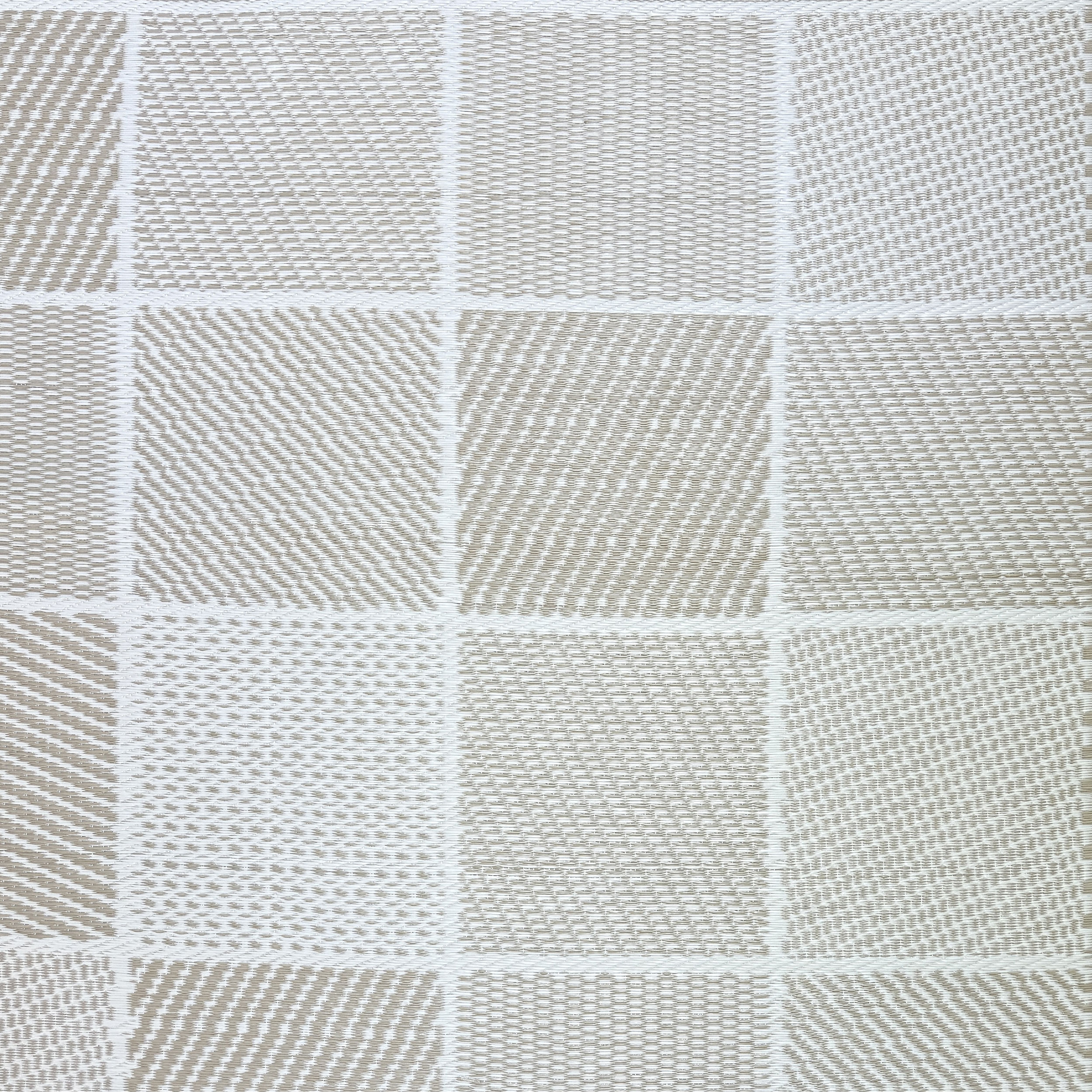 Smart Garden Alfresco Beige Mosiac Outdoor Rug, (L)210cm x (W)150cm