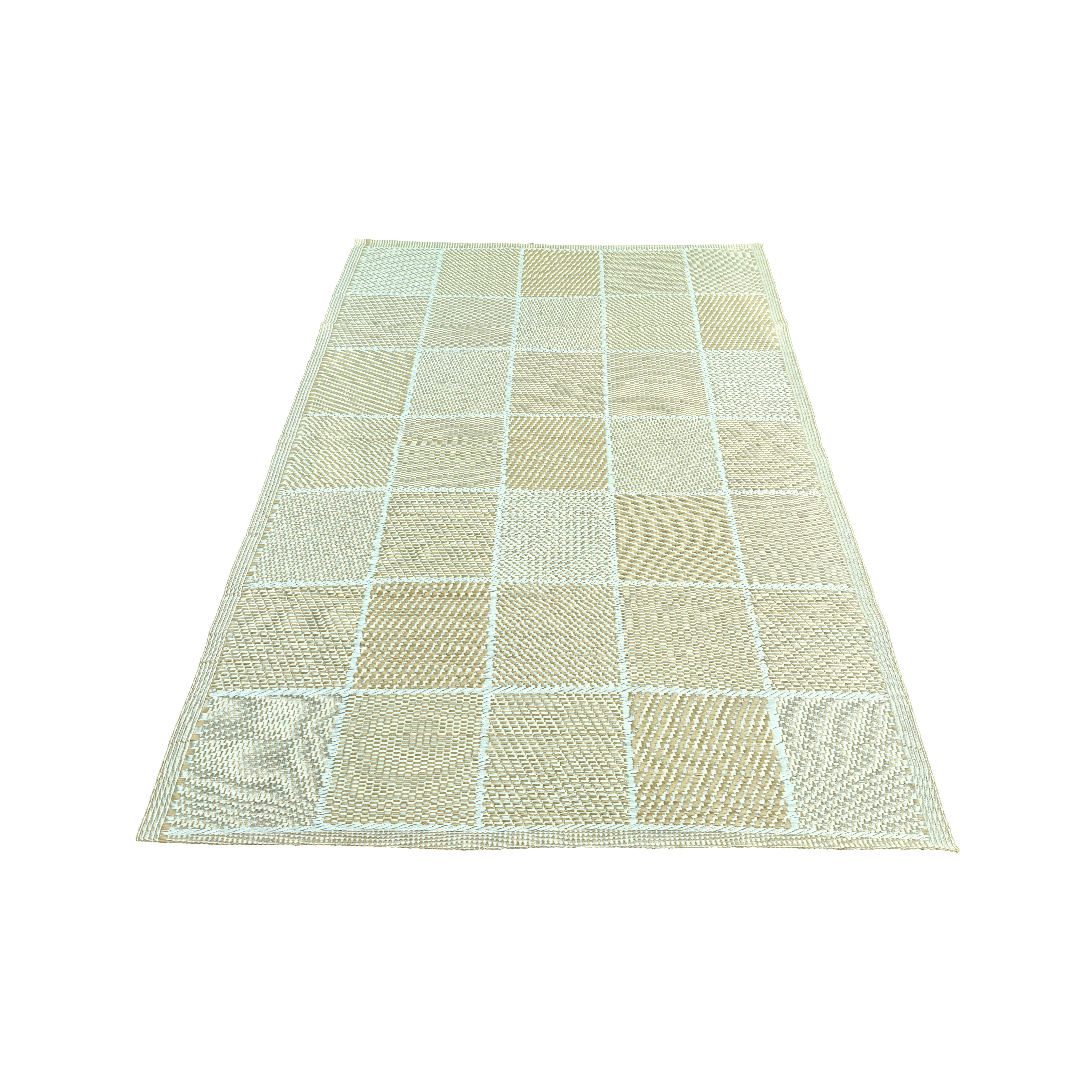 Smart Garden Alfresco Beige Mosiac Outdoor Rug, (L)230cm x (W)160cm