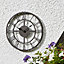 Smart Garden Arundel Contemporary Round Wall hung Garden clock