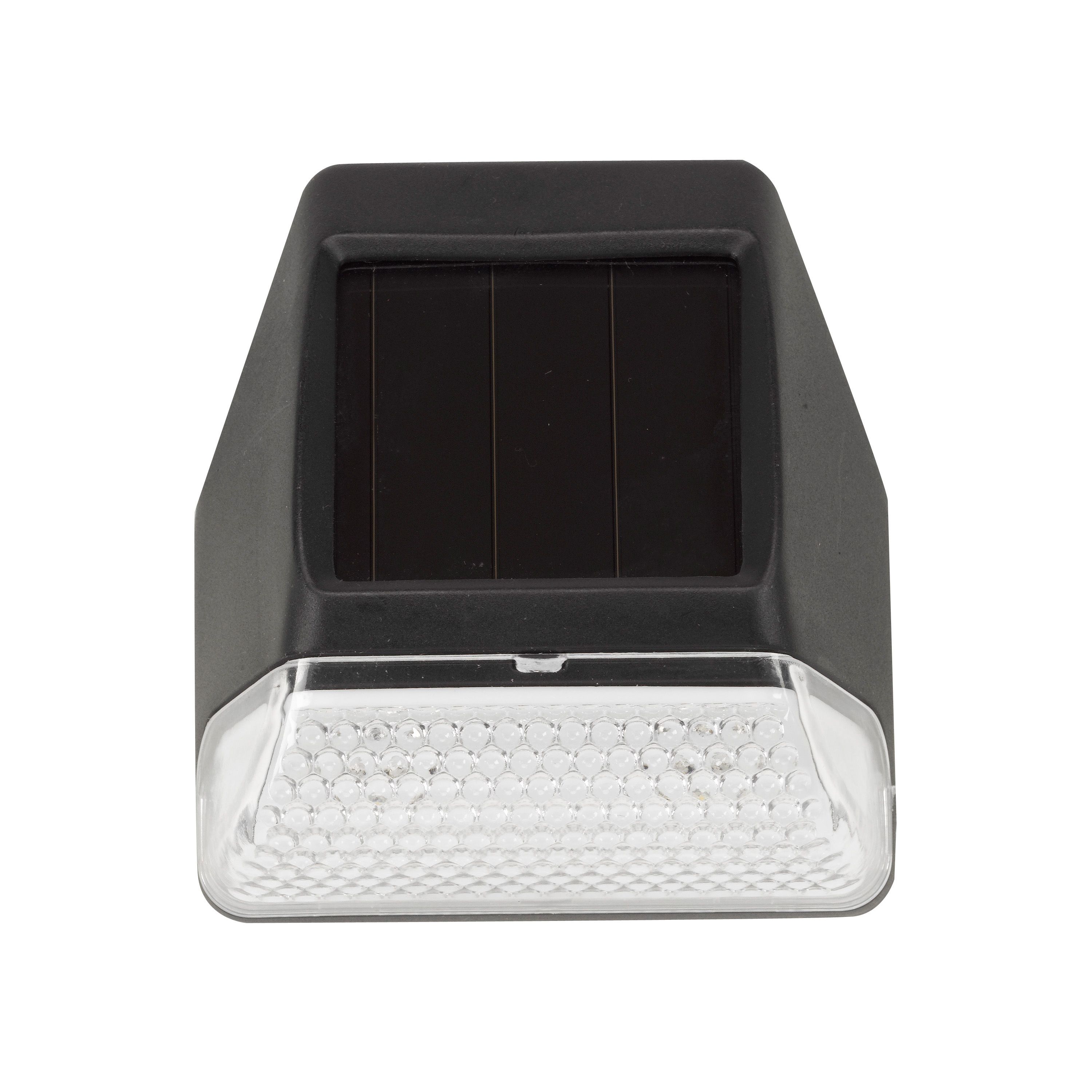 Smart Garden Black Solar-powered LED Outdoor Post light, Pack of 4