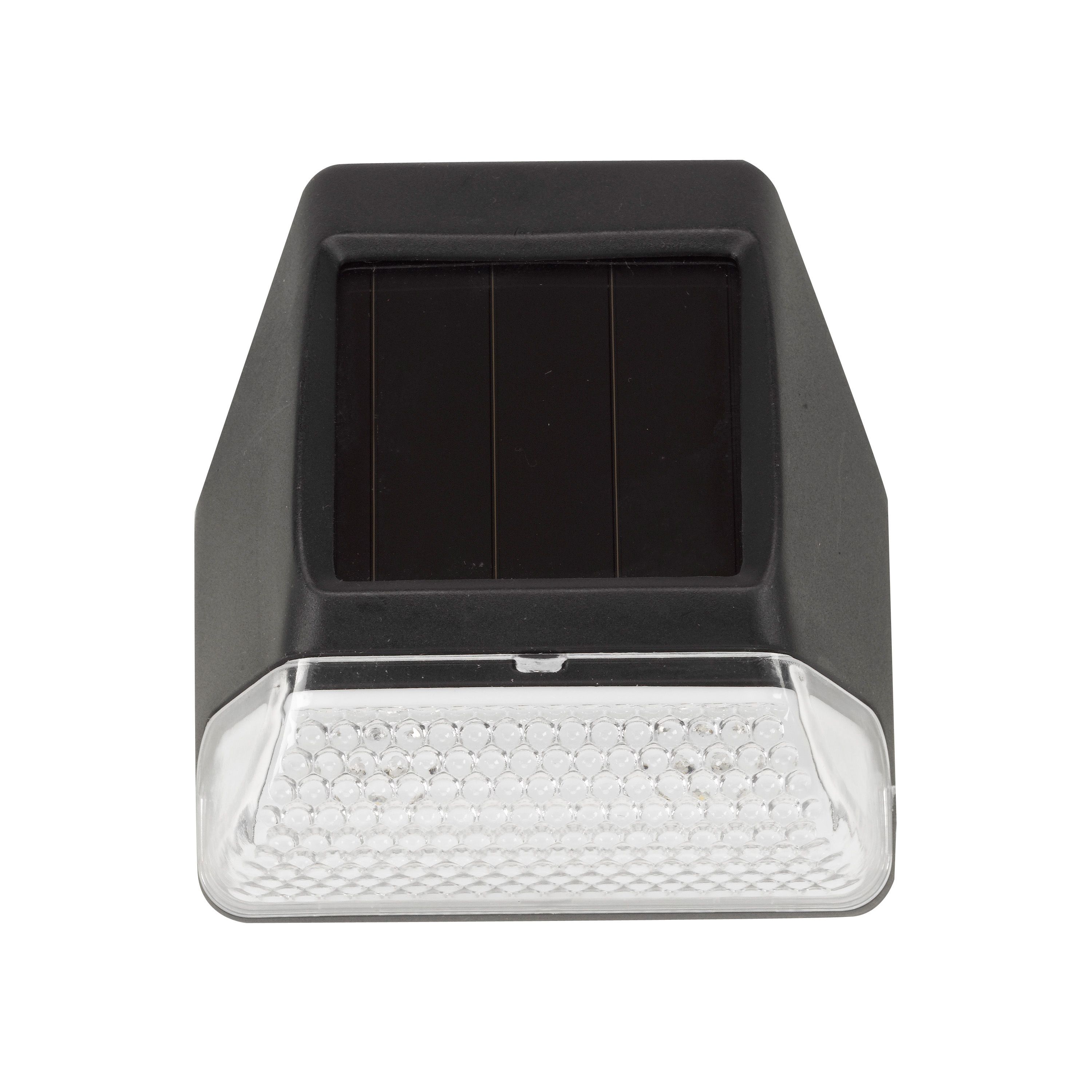 Smart Garden Black Solar-powered LED Outdoor Post light, Pack of 4