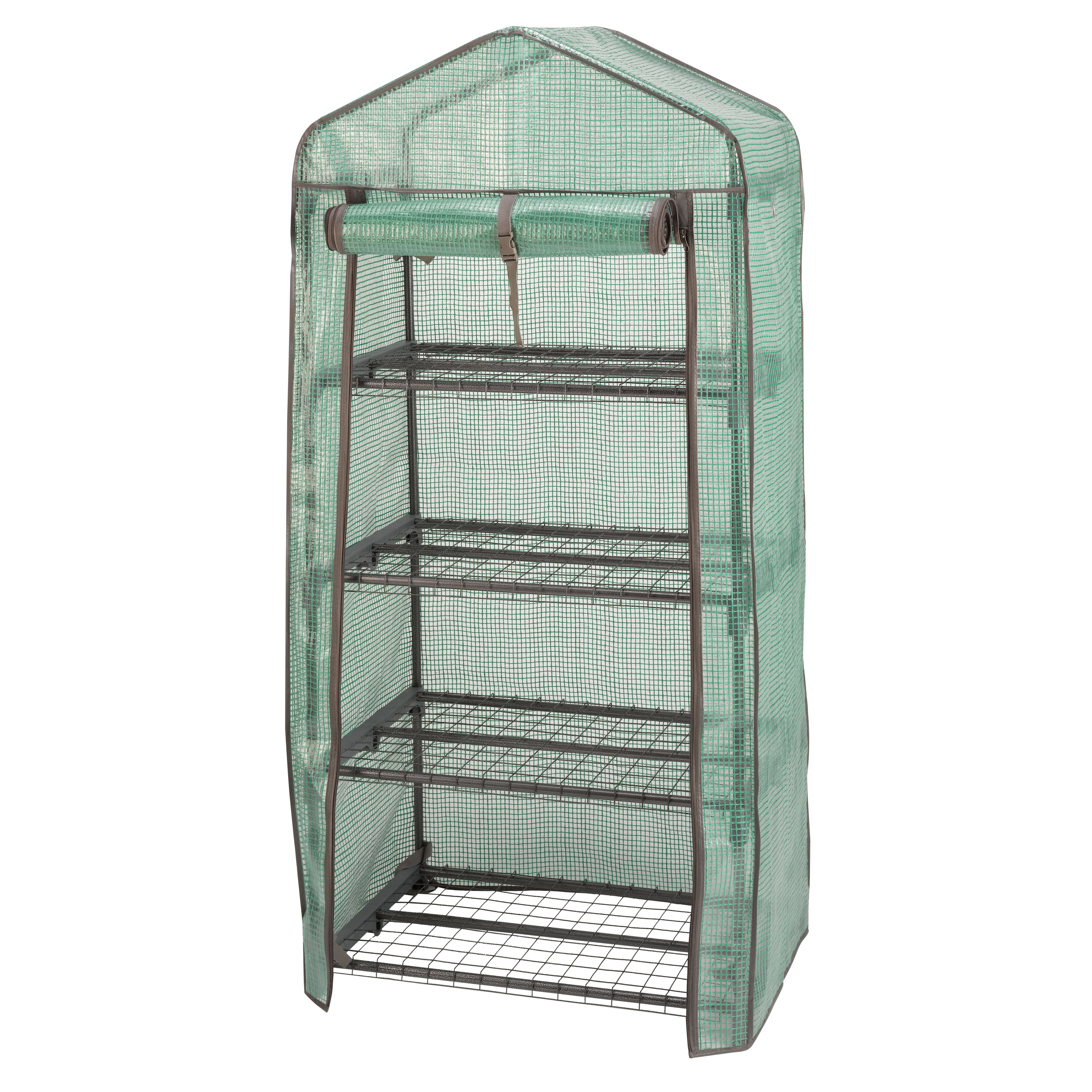 Smart Garden Products 0.7x0.5m 4 Tier Grozone Plastic Growhouse