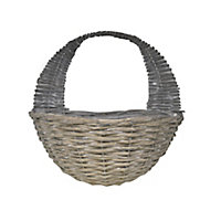 Smart Garden Sable willow Grey Semi-circle Hanging basket