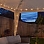 Smart Garden Solar-powered Warm white 140 LED Outdoor String lights