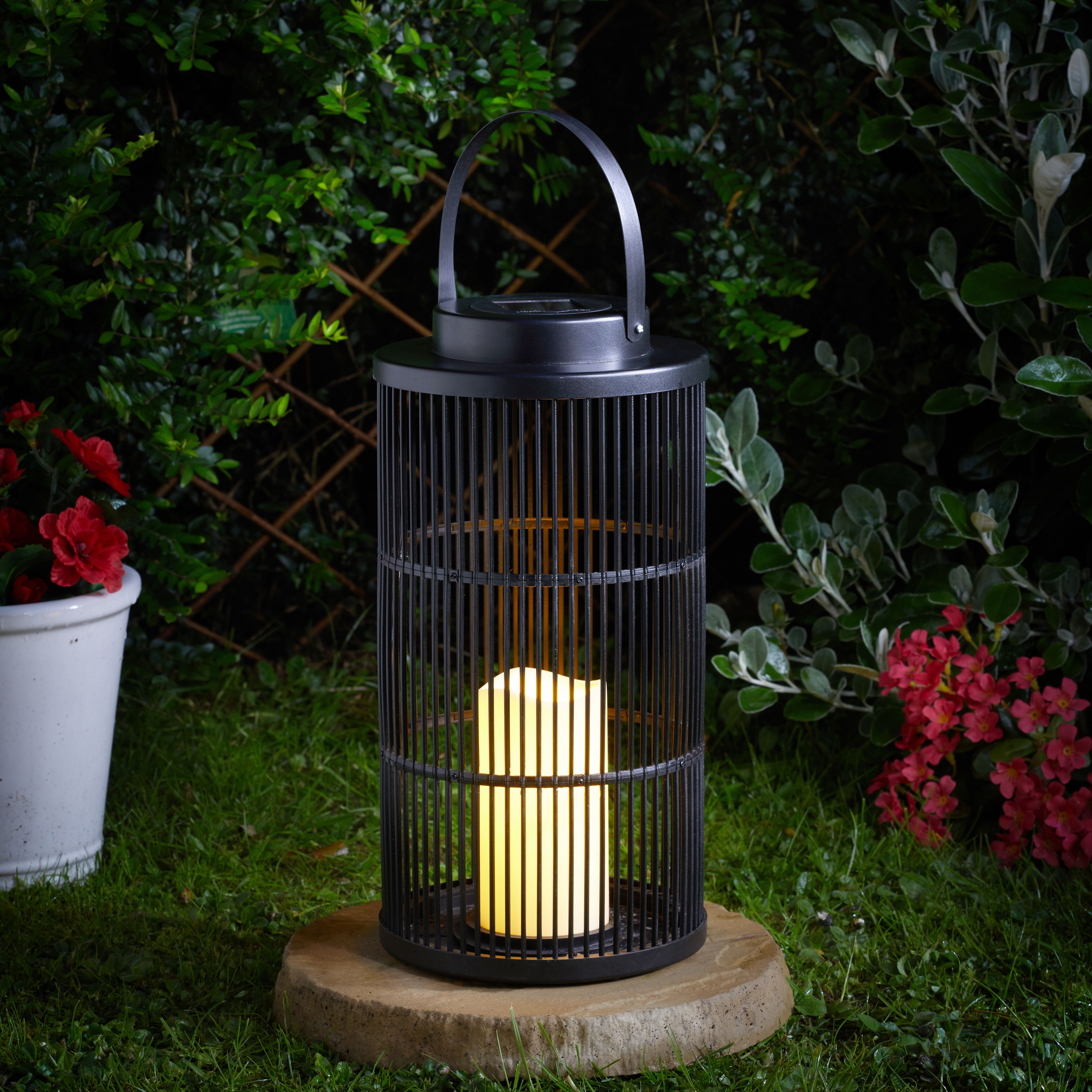 Black exterior deals lantern