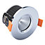 Smartwares Chrome effect LED Fire-rated Warm white Downlight 3W IP65