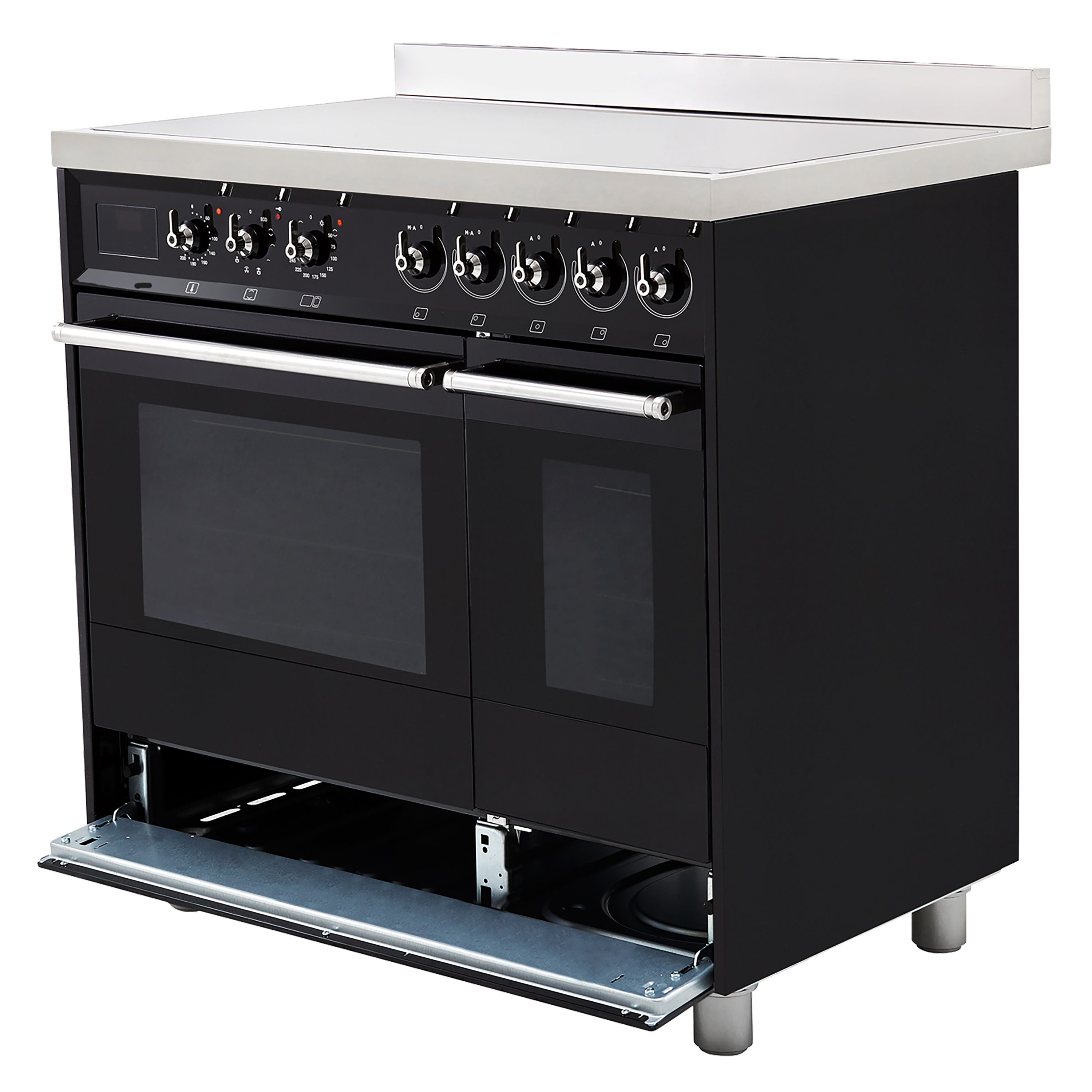 Smeg C92IPBL9-1 Freestanding Electric Range cooker with Induction Hob