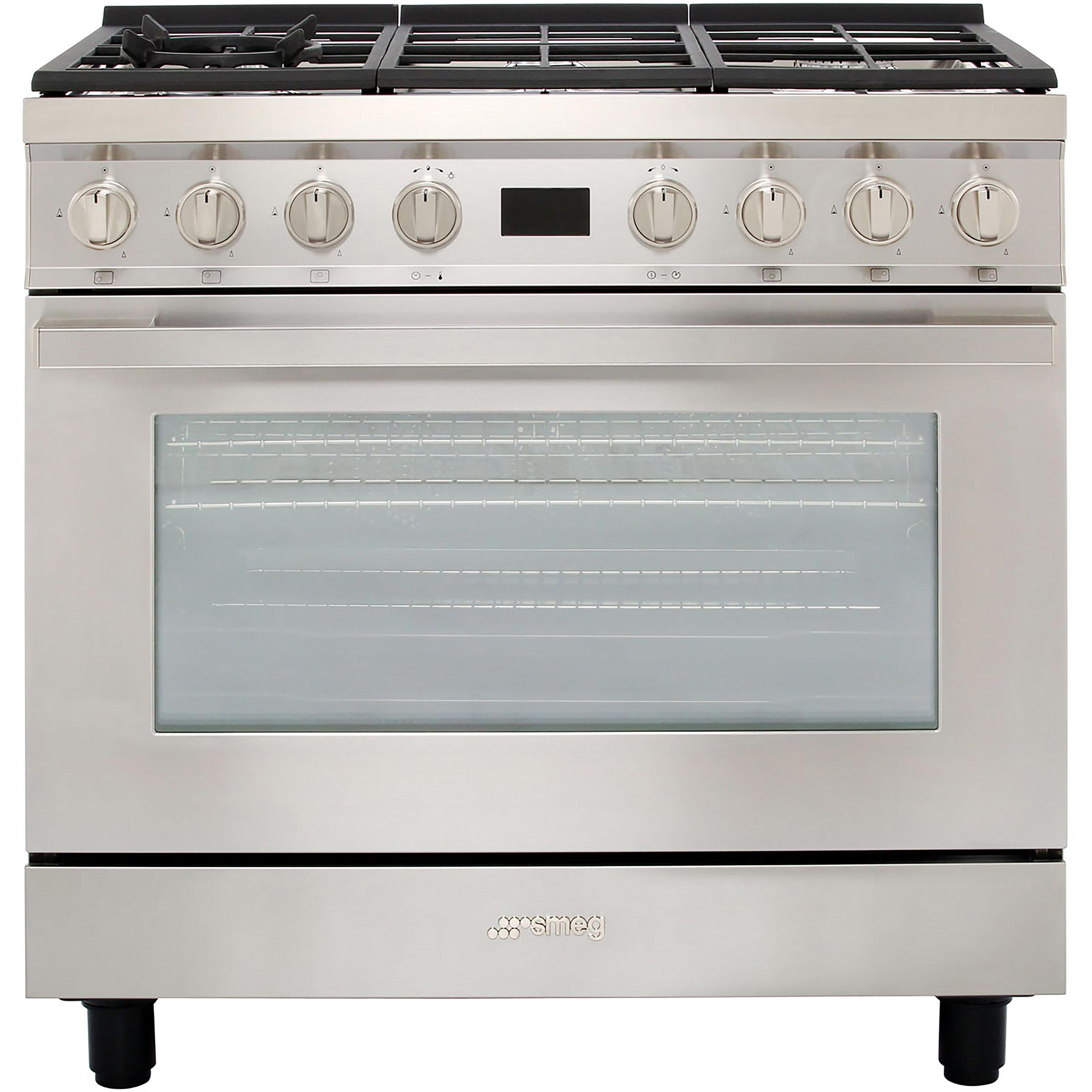 Smeg CPF9GPX Freestanding Electric & gas Range cooker with Gas Hob