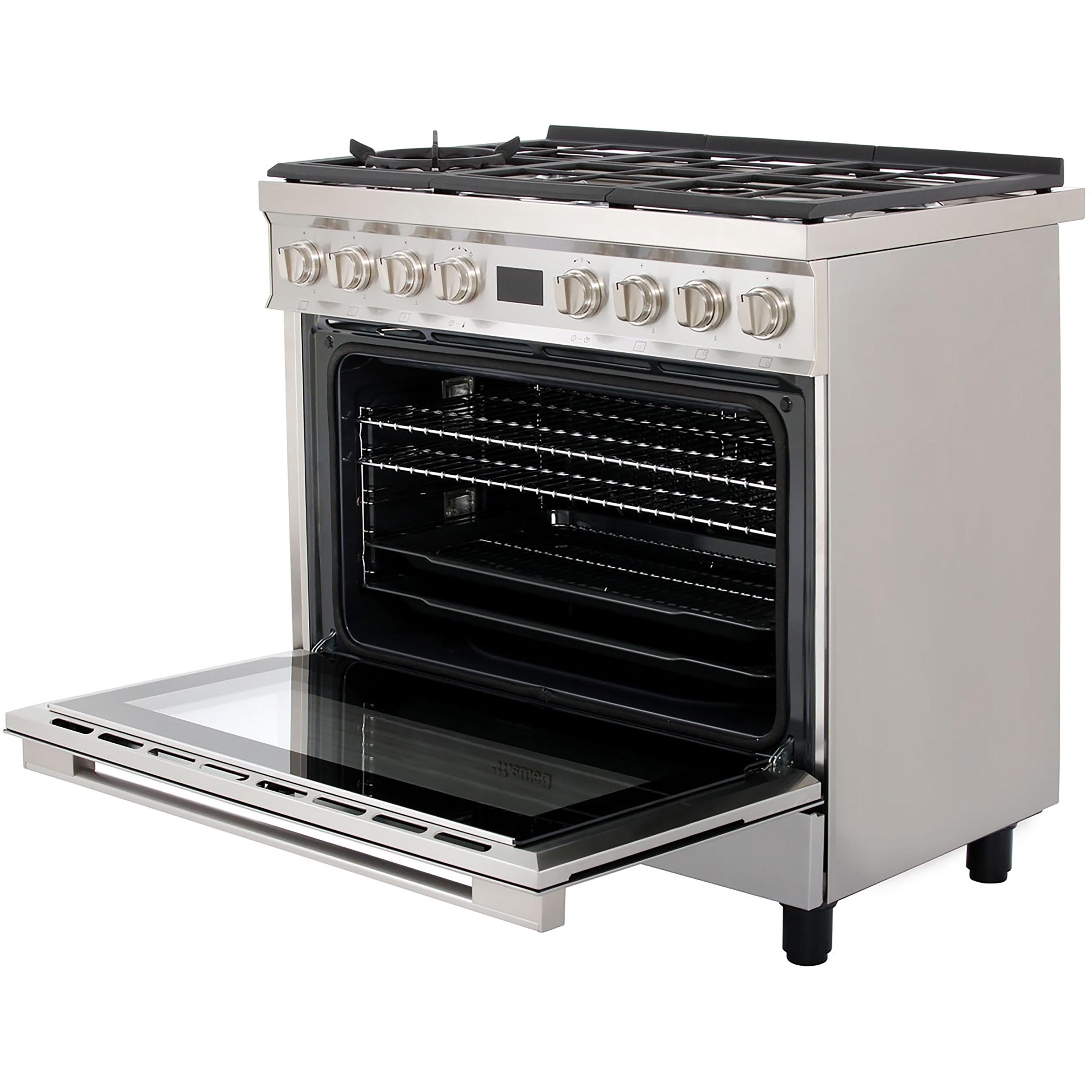 Smeg CPF9GPX Freestanding Electric & gas Range cooker with Gas Hob