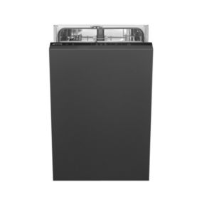 Smeg DI4522 Integrated Slimline Dishwasher - Black