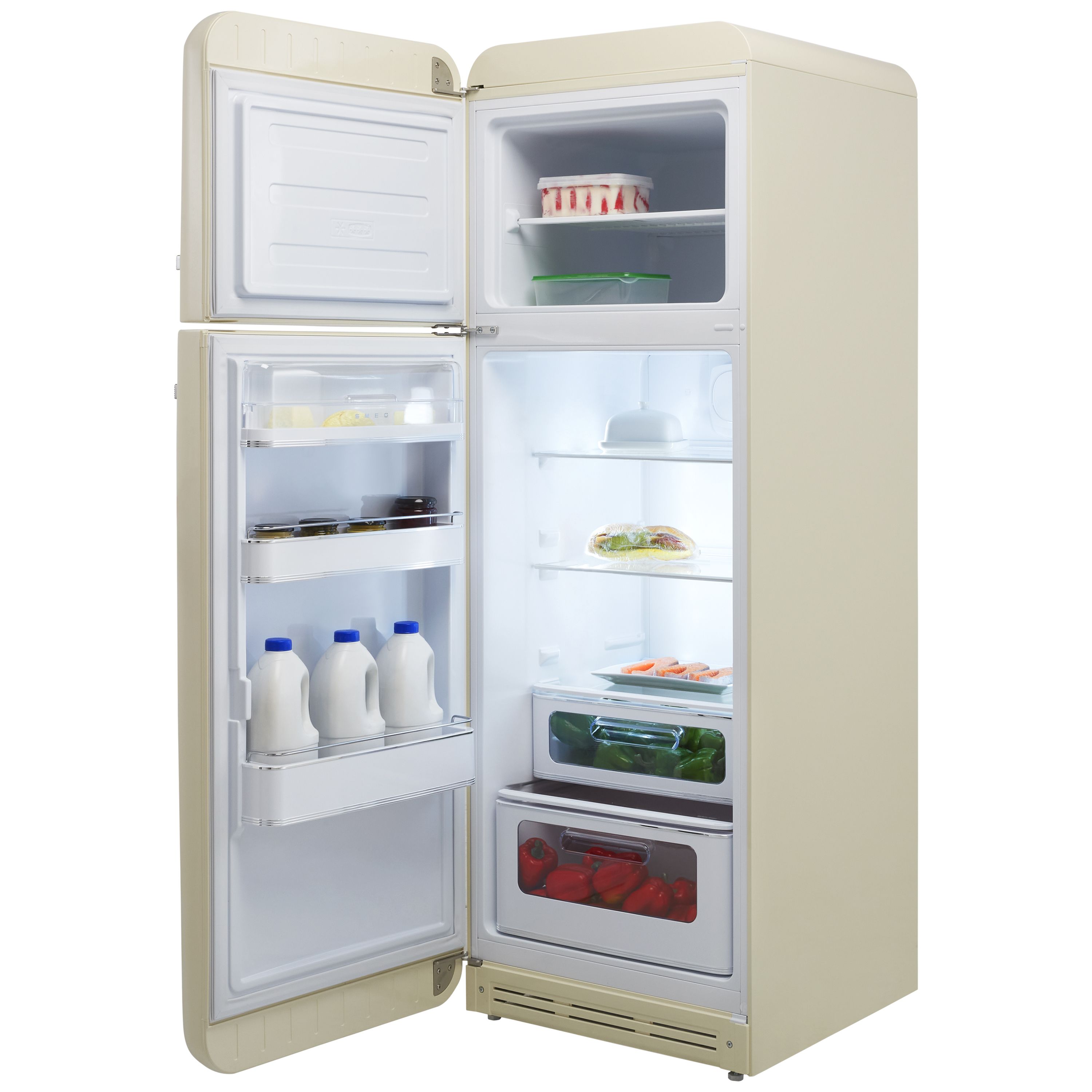 Smeg FAB30LCR5UK_CR 80:20 Freestanding Fridge freezer - Cream
