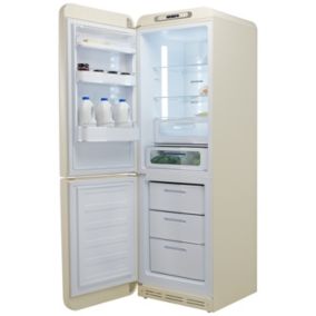 Smeg FAB32LCR5UK_CR 60:40 Freestanding Frost free Fridge freezer - Cream