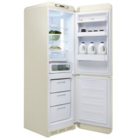 Smeg FAB32RCR5UK_CR 60:40 Freestanding Frost free Fridge freezer - Cream
