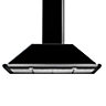 Smeg KT110BL Black Stainless steel Chimney Cooker hood, (W)110cm