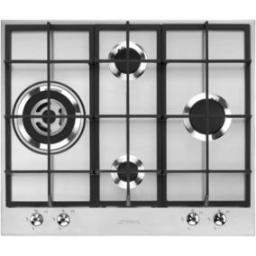 Smeg PX364L_SS 60cm Gas Venting Hob