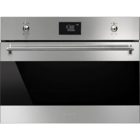 Smeg SF4390MCX Built-in Single Oven with microwave - Stainless steel