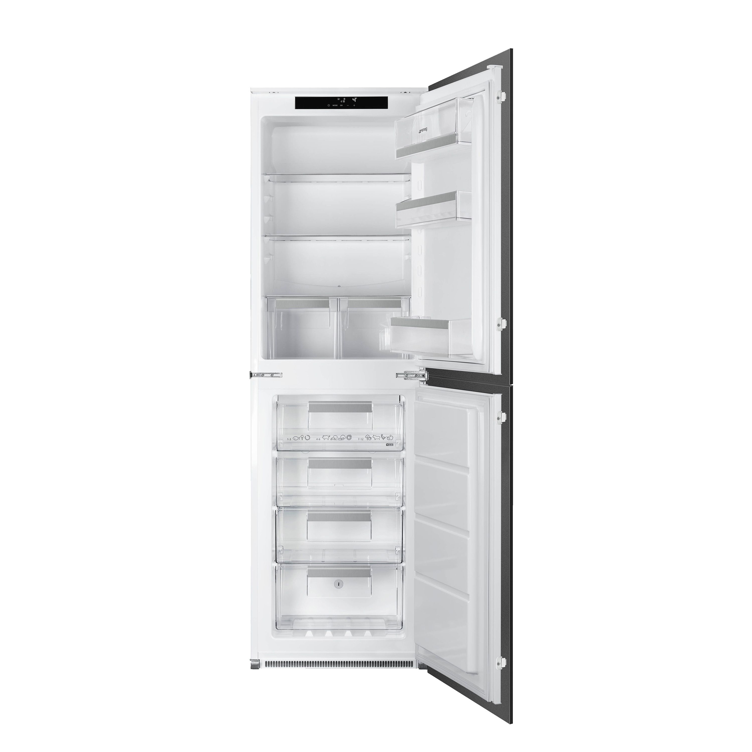 Smeg UKC8174NF_WH 50:50 Built-in Frost free Fridge freezer - White