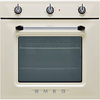 Smeg Victoria SF6905P1_CR Built-in Single Multifunction Oven - Cream