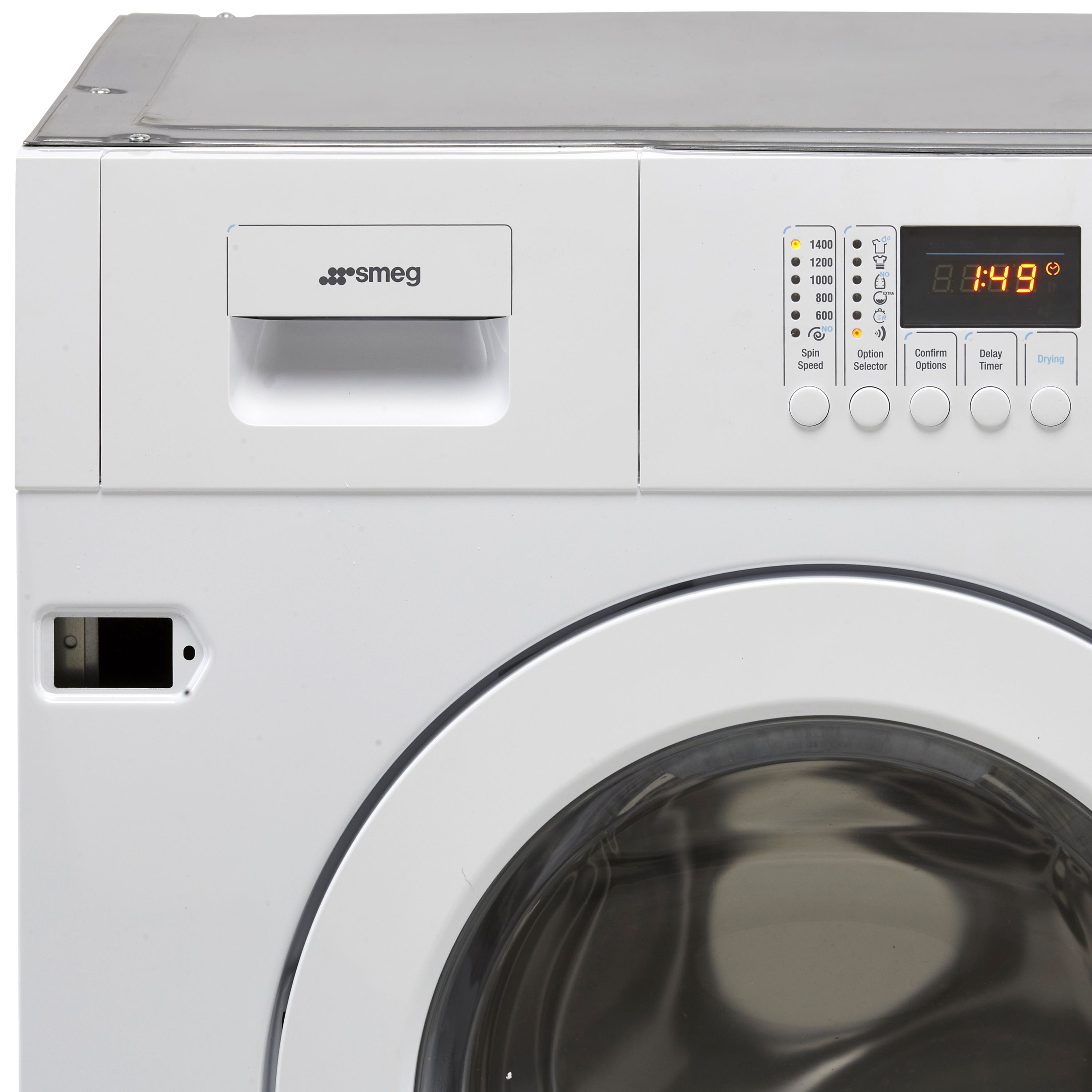 Smeg WDI147D-2_WH 7kg/4kg Built-in Condenser Washer dryer - White