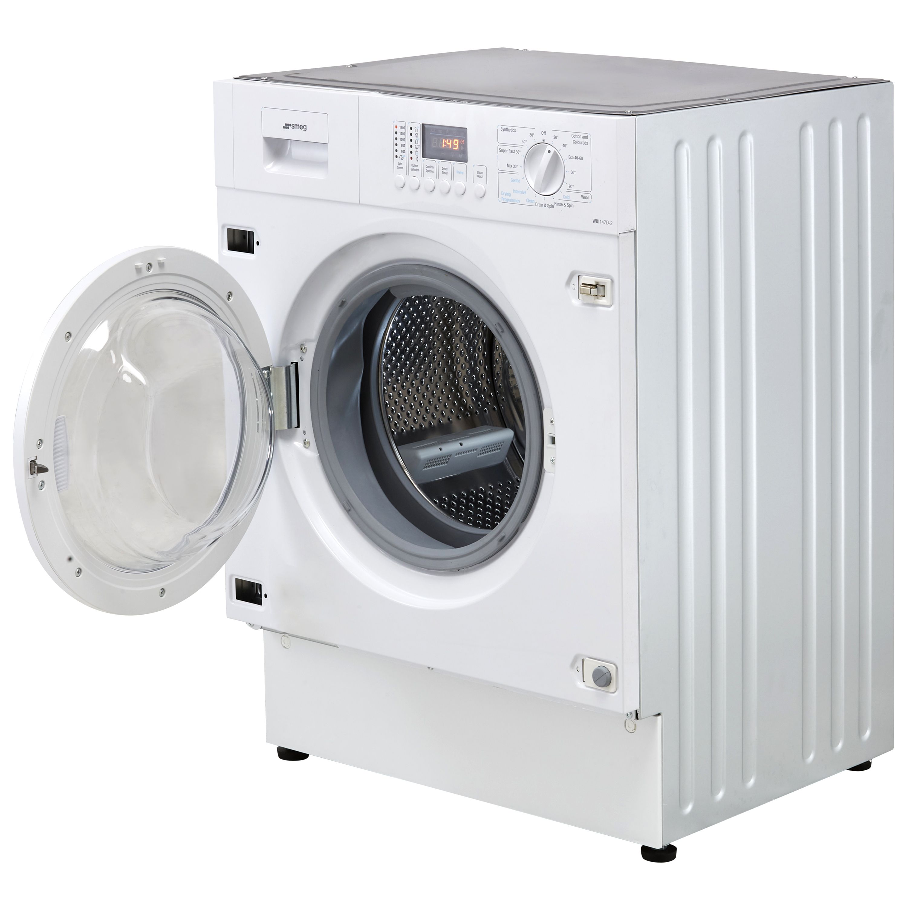 Smeg WDI147D-2_WH 7kg/4kg Built-in Condenser Washer dryer - White