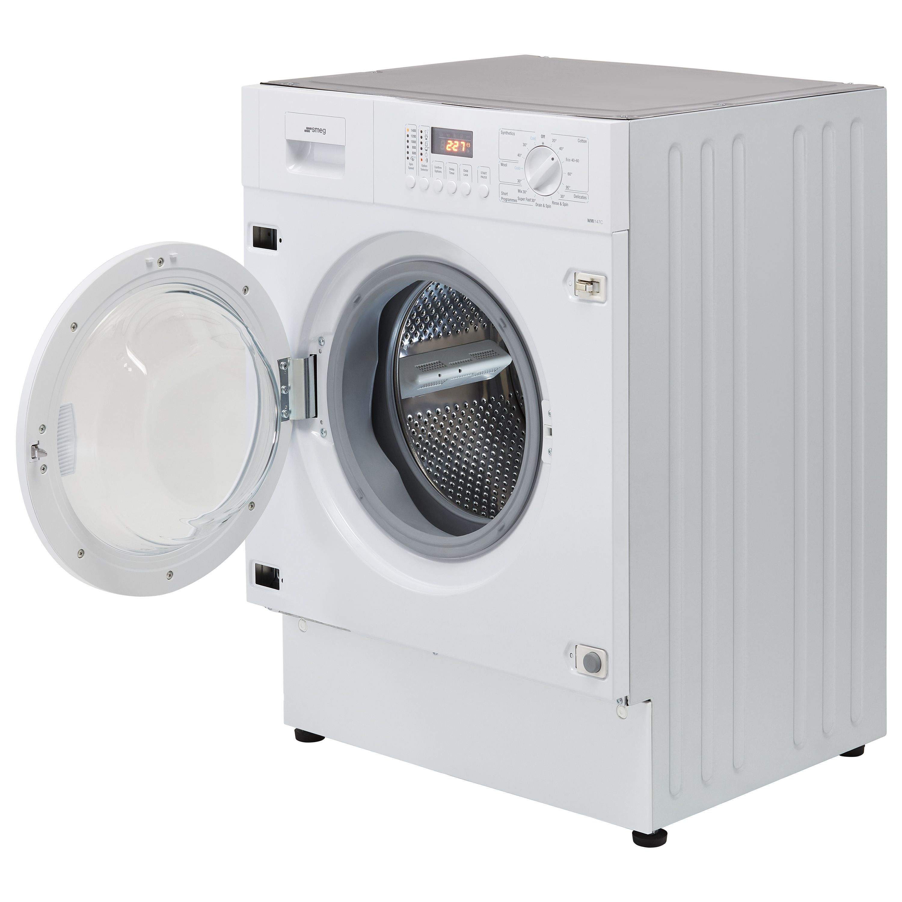 Smeg WMI147C 7kg Built-in 1400rpm Washing machine - White