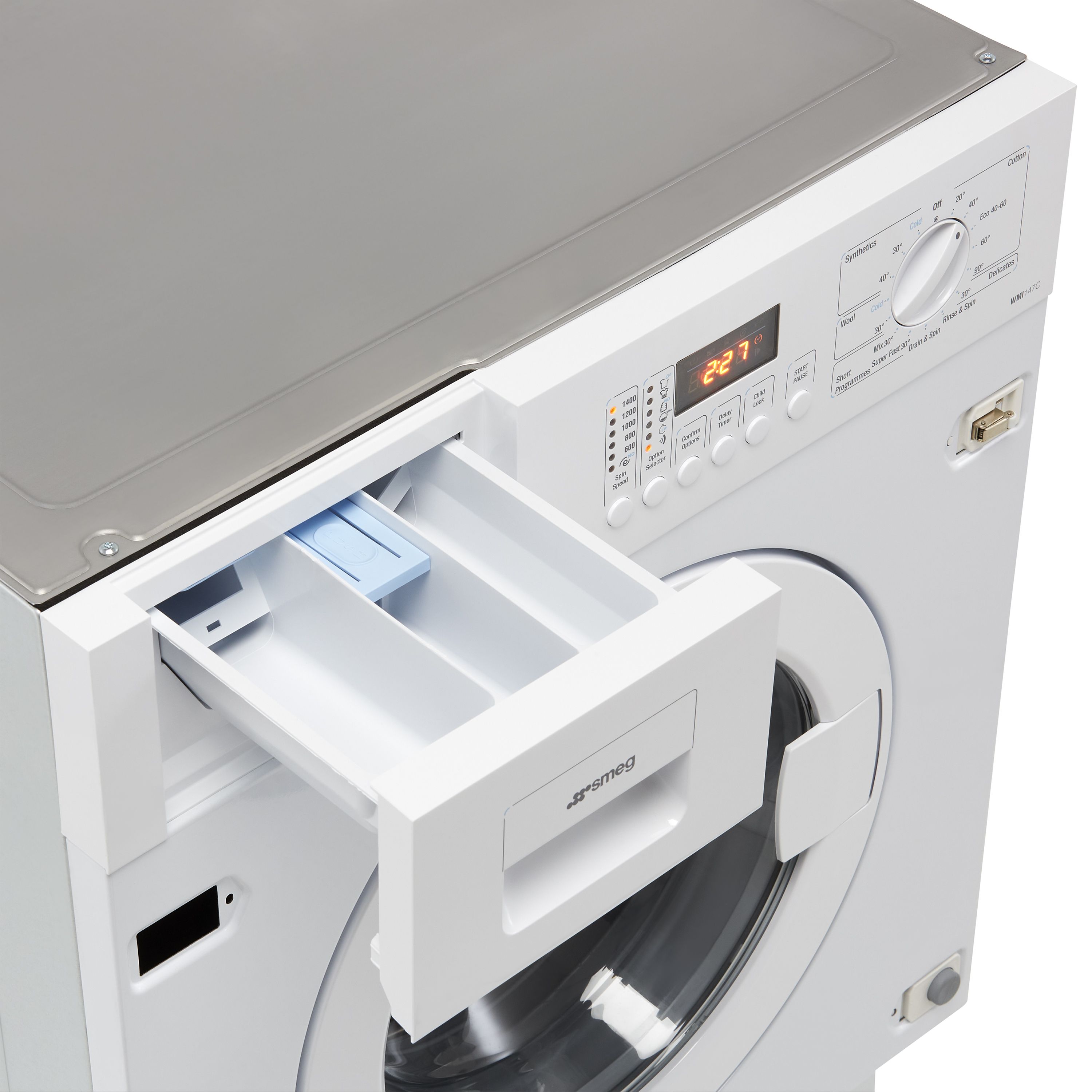 Smeg WMI147C 7kg Built-in 1400rpm Washing machine - White