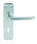 Smith & Locke 2000 series Aluminium Lock Door handle (L)102mm