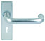 Smith & Locke Aluminium Lock Door handle (L)130mm