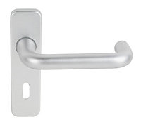 Smith & Locke Aluminium Lock Door handle (L)130mm