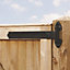 Smith & Locke Black Reversible Gate hinge (L)500mm, Pack of 2