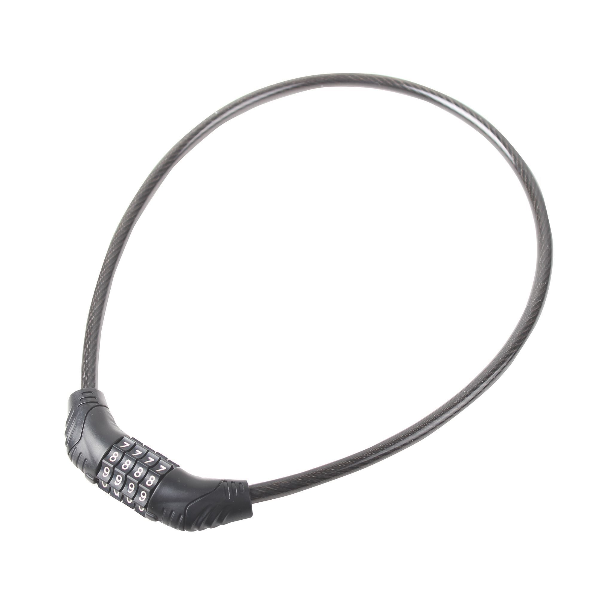Smith Locke Black Steel Combination Cable lock L 0.65m