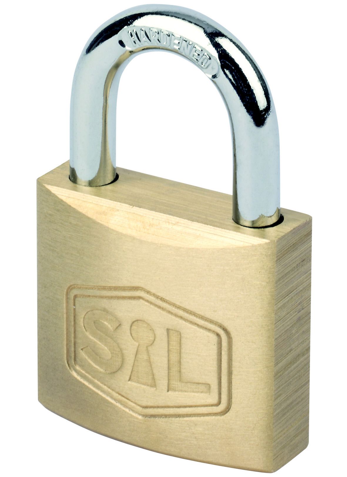 Smith & Locke Brass Steel Cylinder Open shackle Padlock (W)30mm