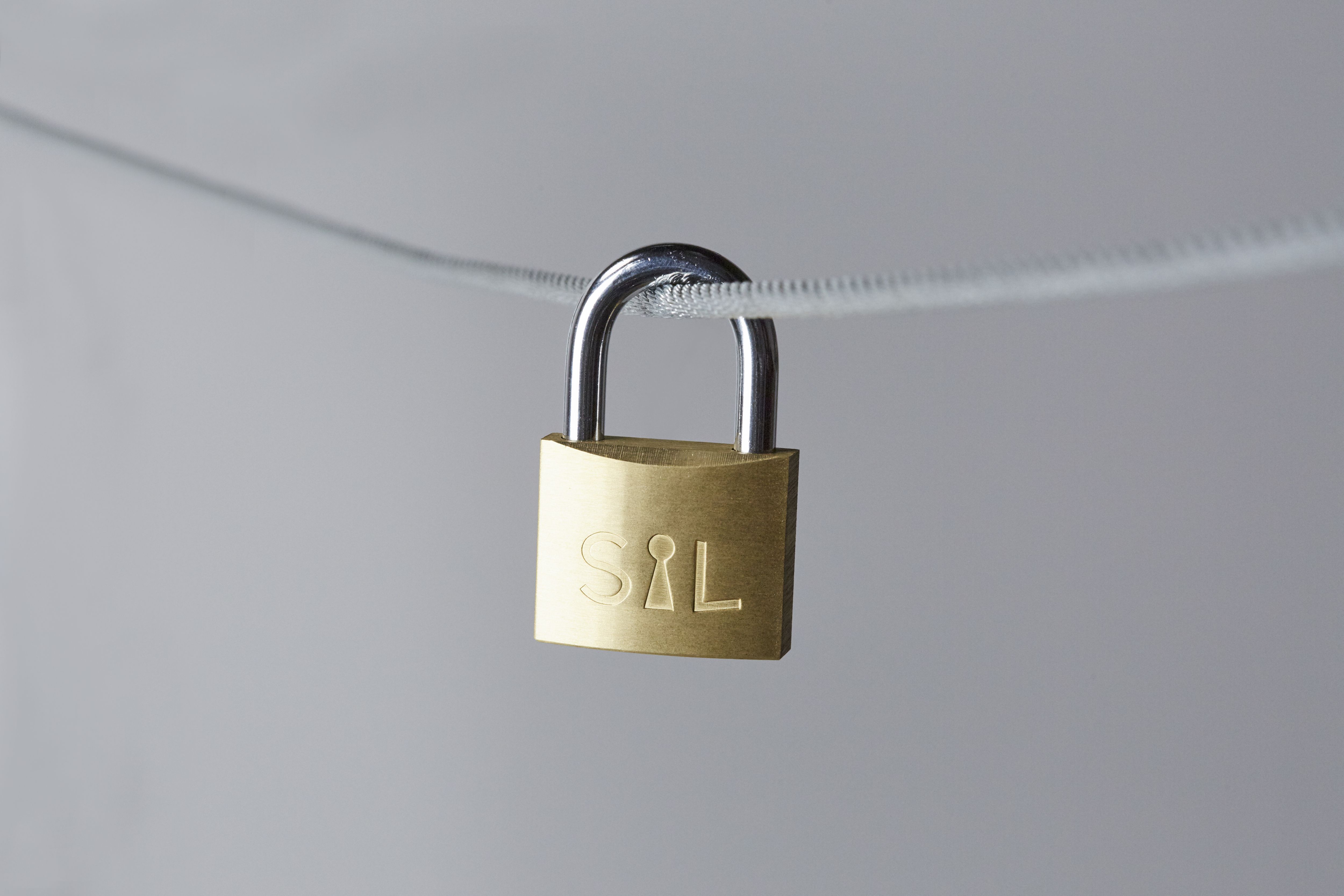 Smith & Locke Brass Steel Cylinder Open shackle Padlock (W)40mm