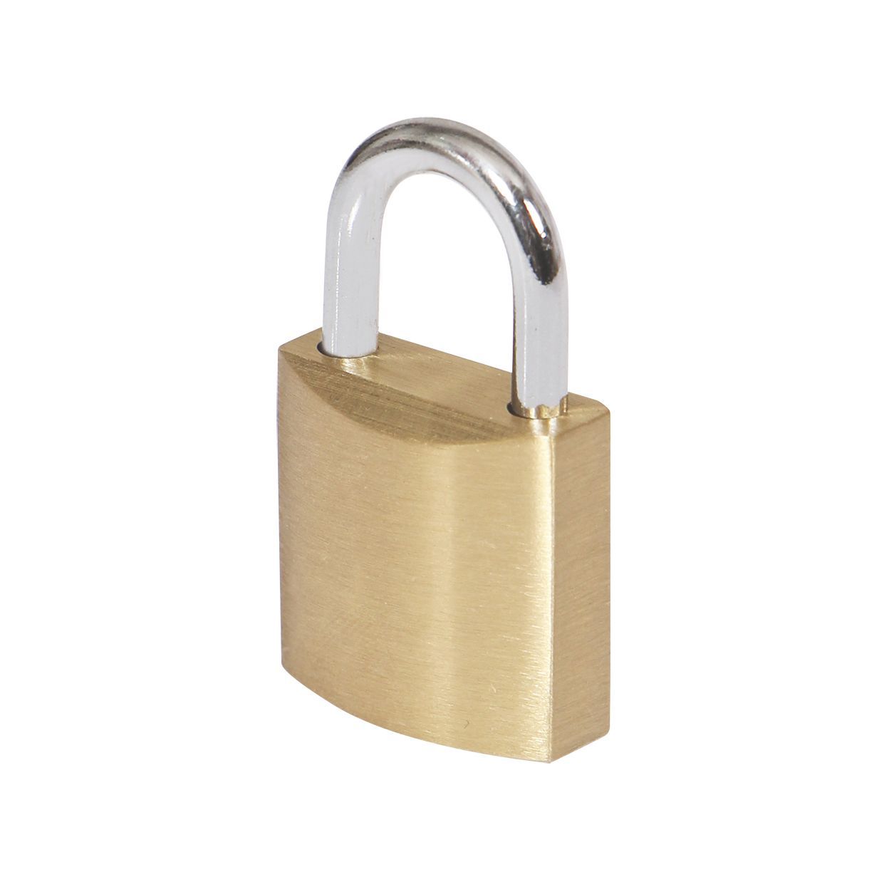 Smith & Locke Brass Steel Cylinder Open shackle Padlock (W)48mm