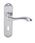 Smith & Locke Cadenza Chrome effect Zinc alloy Lock Door handle (L)115mm