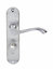 Smith & Locke Cadenza Chrome effect Zinc alloy WC Door handle (L)115mm