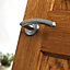 Smith & Locke Chrome effect Zinc alloy Lever Door handle (L)123mm