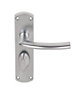 Smith & Locke Dos Chrome effect Zinc alloy WC Door handle (L)109mm