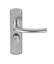 Smith & Locke Dos Chrome effect Zinc alloy WC Door handle (L)109mm