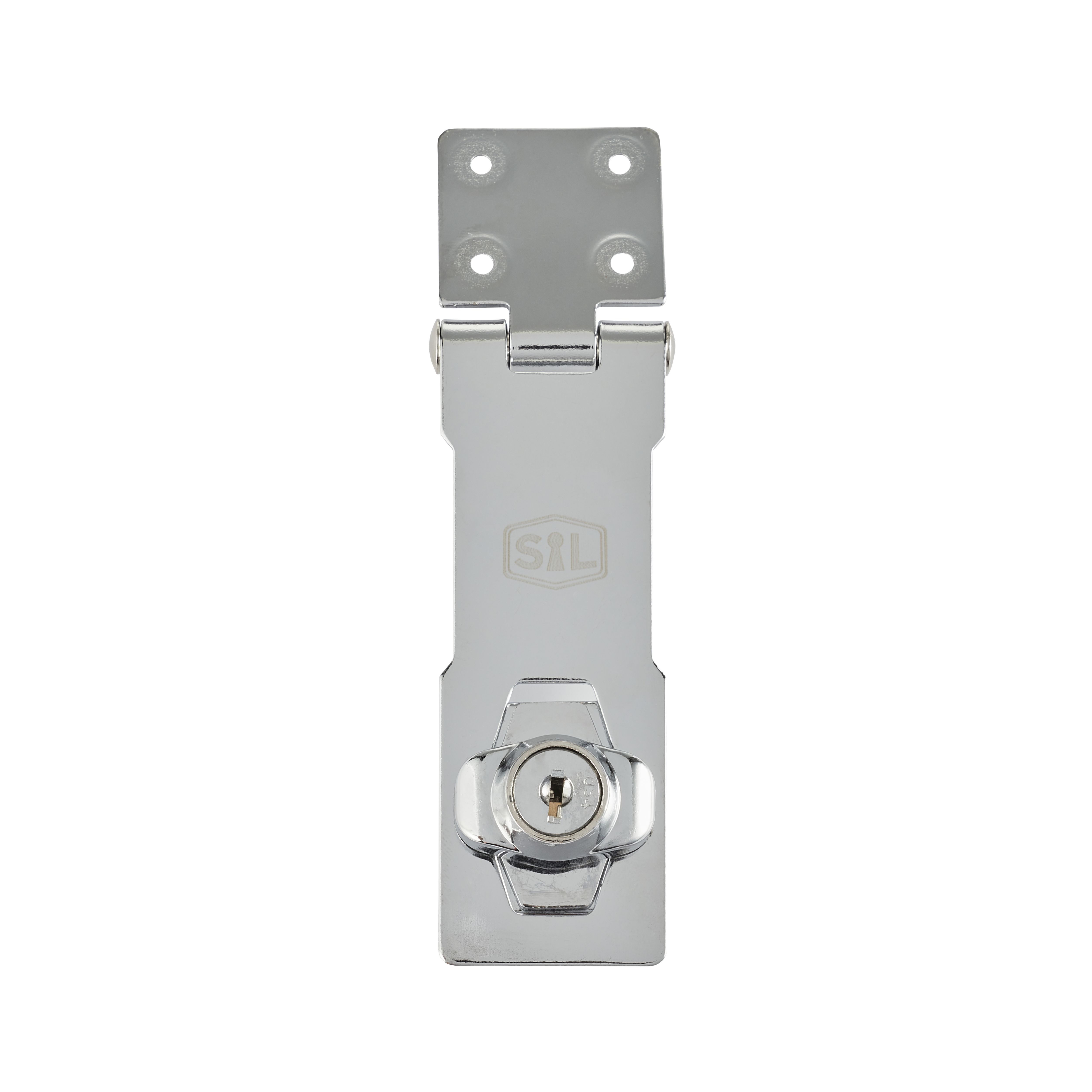 Smith & Locke Galvanised Steel Hasp & staple, (L)115mm (W)45mm