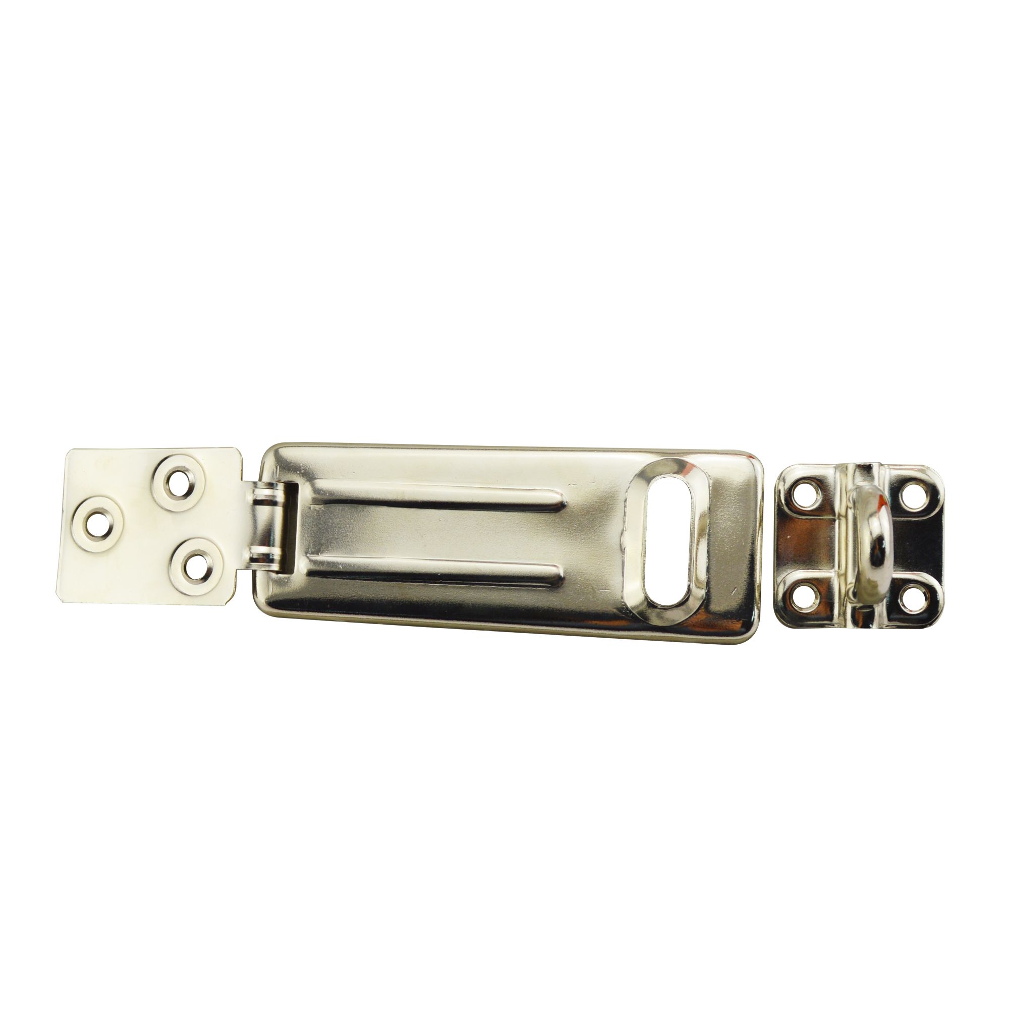 Smith & Locke Galvanised Steel Hasp & staple, (L)150mm (W)45mm