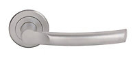 Smith & Locke Nelson Chrome effect Zinc alloy Lever Door handle (L)128mm